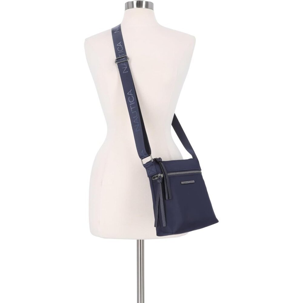 👉 Nautica Crossbody Bag Women's Navy Diver Small Nylon Adjustable Shoulder Strap - Picture 5 of 5